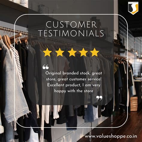 Customer Testimonials in Men's Clothing